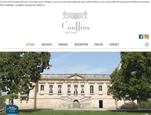 Tablet Screenshot of chateau-couffins.com